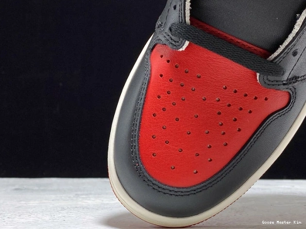Retro High Bred OG Jordan Air 1 555088-610 Toe 0802